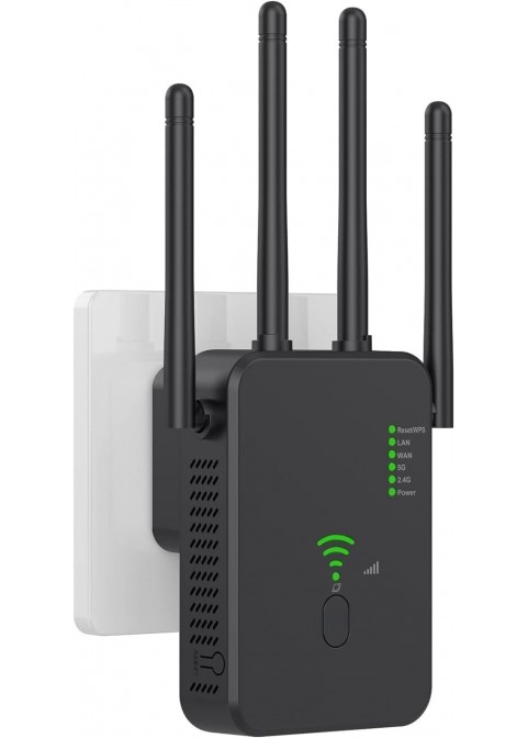 WiFi 2.4 and 5ghz dual band wireless repeater