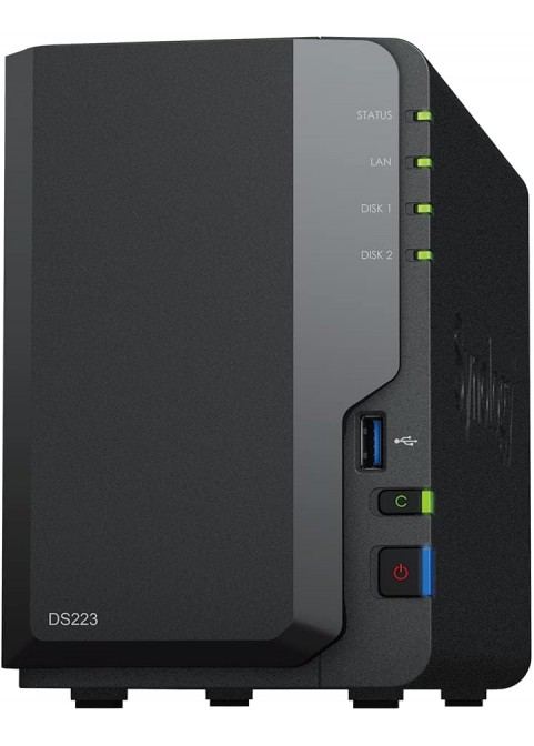 Sy-2-bay NAS DS223 (Diskless)