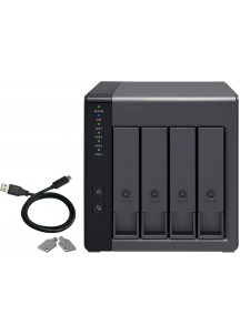 NAS-4 Bay USB Type-C Direct Attached Storage (DAS) with hardware RAID (Diskless)