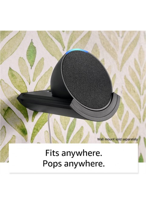 Full sound compact smart speaker-Charcoal